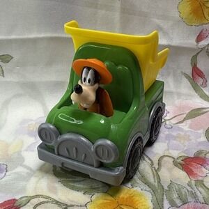Disney Goofy Dump Truck Toy Vehicle Just Play Preschool Construction 3.5"
